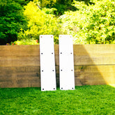 Straight Flat Railway Sleeper Brackets - 100mm x 400mm (Pack of 4)